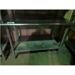 STAINLESS STEEL  COMMERCIAL  PREPARATION TABLE