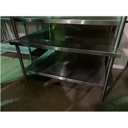 STAINLESS STEEL  COMMERCIAL  PREPARATION TABLE