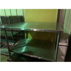 STAINLESS STEEL  COMMERCIAL  PREPARATION TABLE