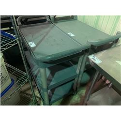 GREY 3 TIER MOBILE CART