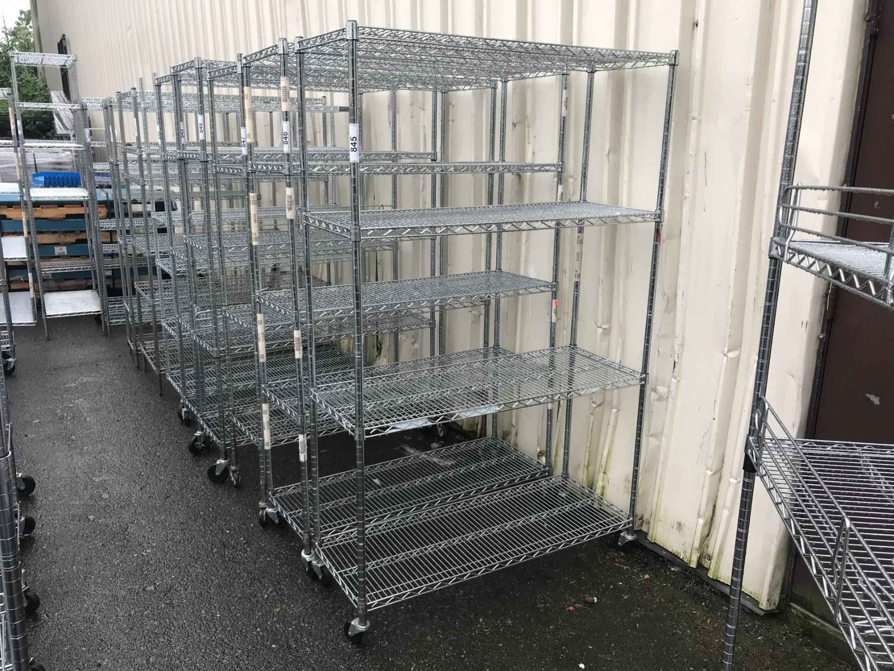 Removable Metro Rack CHROME 4 TIER MOBILE