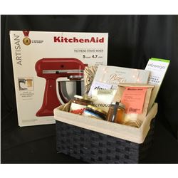 ARTISAN KITCHEN SUPPLY PACKAGE - Kitchen Aid Artisan Series 5 Quart Mixer in Cherry: Donated by