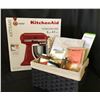 Image 1 : ARTISAN KITCHEN SUPPLY PACKAGE - Kitchen Aid Artisan Series 5 Quart Mixer in Cherry: Donated by