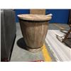Image 1 : TEAK BONGO DRUM TABLE - (APPROX 21" DIAMETER X 24" H)