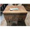 Image 2 : ANTIQUE TRUNK - (APPROX 17.5" X 13.5" X 13") - MSRP $386