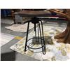 Image 1 : WOOD & METAL SPIN UP STOOL (26" H)