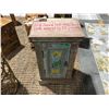 Image 2 : PAINTED WOODEN CABINET (APPROX 15.5" X 11.5" X 27") MSRP $439