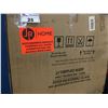 Image 1 : 23" FIREPLACE INSERT WITH 2" FLAT BLACK TRIM (3 SIDED) - B