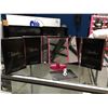 Image 1 : FONTAINEBLEAU LED LIGHTED TRI-FOLD VANITY MIRRORS - ULTRA BRIGHT 21PCS LEDS, PERFECT FOR MAKEUP USE,