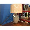 Image 1 : UTTERMOST LIGHTING TABLE LAMP WITH SHADE ON CLEAR ACRYLIC BASE (30.25"H X 19.5"W) -FROM HAND LEAF