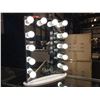 Image 1 : FONTAINEBLEAU VANITY  - HOLLYWOOD GLOW XL VANITY WITH 13 LED BULBS - (19.75" X 27.75") WHITE - B