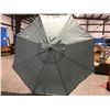Image 2 : GREEN CRANK-UP TILT PATIO UMBRELLA- STAND NOT INCLUDED