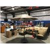 Image 1 : BROWN CRANK-UP TILT PATIO UMBRELLA-STAND NOT INCLUDED