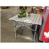 Image 1 : FOLD UP CAMPING TABLE (28" X 27.5") WITH CARRY CASE/ DRAGON LAYING 9" X 5", DRAGON SITTING 9.5" X