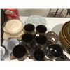 Image 11 : LARGE TABLE LOT OF ASSTD DISHWARES, CORNING WARE & DECORATIVE PIE PLATES - INCLUDING