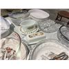 Image 15 : LARGE TABLE LOT OF ASSTD DISHWARES, CORNING WARE & DECORATIVE PIE PLATES - INCLUDING