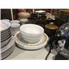 Image 7 : LARGE TABLE LOT OF ASSTD DISHWARES, CORNING WARE & DECORATIVE PIE PLATES - INCLUDING