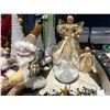 Image 5 : SHELF LOT OF ASSTD CHRISTMAS DECORATIONS (LIGHTS/DECORATIONS/STANDING ST. NICK, LIT GLASS ORNAMENT,