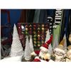 Image 7 : SHELF LOT OF ASSTD CHRISTMAS DECORATIONS (LIGHTS/DECORATIONS/STANDING ST. NICK, LIT GLASS ORNAMENT,