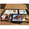 Image 3 : PALLET LOT OF ITEMS. PICTURE FRAMES, SUITCASE, VHS, DVD, SHOULDER HEAT PAD,