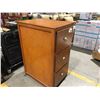 Image 2 : WOOD OFFICE CABINET- 20.5WX42.5HX29D