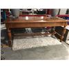 Image 1 : WOOD OFFICE TABLE/DESK 33WX72LX30H