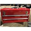 Image 1 : RED 2-DRAWER 19" METAL TOOL BOX - B