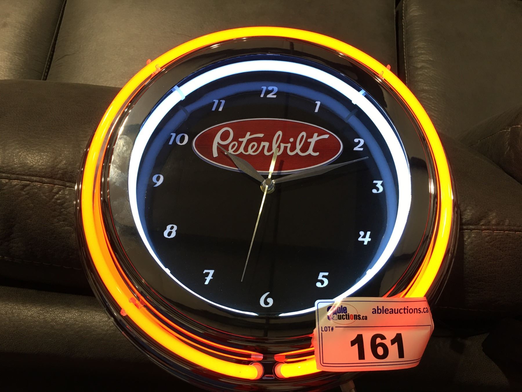 Peterbilt Clock PETERBILT LED NEON LIGHTED 15