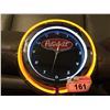 Image 1 : PETERBILT LED NEON LIGHTED 15" DIAMETER CLOCK
