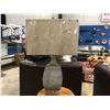 Image 1 : UTTERMOST LIGHTING TABLE LAMP WITH SHADE - APPROX 28"T X 16"W - FROM HAND LEAF FINISHES TO HAND