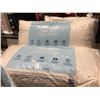 Image 1 : SPRING HOME KING SIZE PILLOW X 2 - 100% COTTON/GENEROUSLY FILLED FOR SUPERIOR SUPPORT/TRI-BLEND