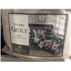 Image 1 : NEW YORK BOTANICAL GARDEN KING SIZE QUILT 100% COTTON