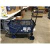 Image 1 : SEASONAL TRENDS ESSENTIALS COLLECTION COLLAPSIBLE UTILITY WAGON - DURABLE STEEL CONSTRUCTION,