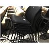 Image 1 : GROUP OF 7 BLACK MESH FABRIC COVERED STACKING CHAIRS