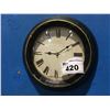 Image 1 : ROUND METAL 12" DIAMETER CLOCK COMPANY CLOCK