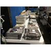Image 1 : LARGE TABLE LOT OF ASSTD DRAPES/SHEERS/ROOM DARKENING PANELS/VENETIAN BLINDS (VARIOUS SIZES),