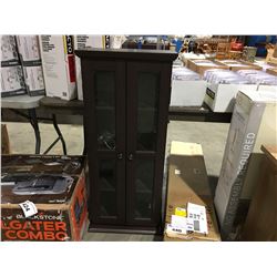 FOREST GATE'S MEDIA CABINET - CAN STORE OVER 100 CD'S/DVD'S OR DISC'S (41  X 7.5 ) HIGH GRADE MDF