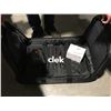 Image 1 : CLEK WEELEE BLACK SUITCASE (APPROX 31" X  20"), STEAMFAST TRAVEL STEAM IRON & TRAVEL NECK PILLOW &