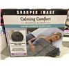 Image 1 : SHARPER IMAGE CALMING COMFORT WEIGHTED BLANKET 15LBS (50" X 75")