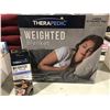 Image 1 : THERAPEDIC WEIGHTED BLANKET LARGE - 20LBS (54" X 74" & THERAPEDIC WEIGHTED EYE MASK (0.5LB 9" X