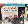 Image 1 : THERAPEDIC CHILDS WEIGHTED BLANKET & SLEEP BUDDY SLEEP SET (6LBS 40" X 50") - A
