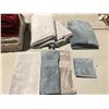 Image 1 : LOT OF BROOKSTONE & TURKISH BATH TOWELS (GREY & BLUE)