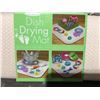 Image 2 : THE ORIGINAL DISH DRYING MAT (MICROFIBER/ABSORBENT/MACHINE WASHABLE/FAST DRYING) X 4 - B