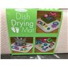 Image 2 : THE ORIGINAL DISH DRYING MAT (MICROFIBER/ABSORBENT/MACHINE WASHABLE/FAST DRYING) X 5 - B