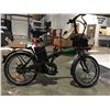 Image 1 : NEW NAKTO 20 BLACK FOLDING FASHION E-BIKE, 250W, 36V & 10AH  - 1-YEAR WARRANTY - A