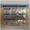 Image 1 : GENUINE GEMSTONE - BIRTHSTONE CHART