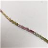 Image 2 : SILVER MULTICOLOR GENIUNE TOURMALINE NECKLACE