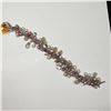 Image 2 : SILVER FRESH WATER PEARL ROSE QUARTZ BRACELET