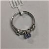 Image 2 : SILVER TANZANITE(0.4CT) RING