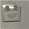 Image 2 : 14K 2 DAIMOND(0.2CT) EARRINGS